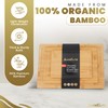 SliceElite 3pc Bamboo Cutting Board Set: Eco-friendly, durable chopping boards