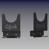 Gijok Angle Grinder Holder Tool Wall mount Bracket for 5inch