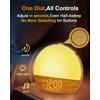 Sunrise Alarm Clock with Sound Machine - Wake Up Light,