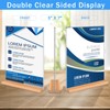 Kersally Acrylic Sign Holder 5 x 7, 4 Pack Double-Sided