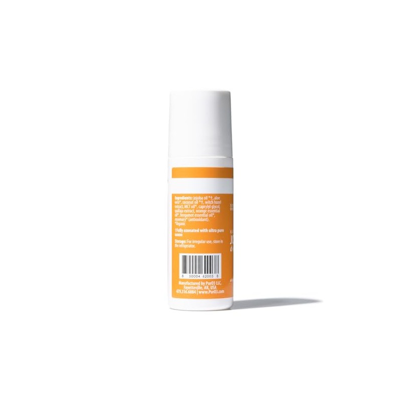 PurO3 Jojoba Oil Organic Deodorant - Ozonated Oil & Non-Staining