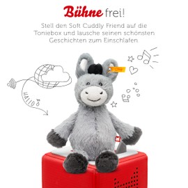 tonies Audio Figures for Toniebox, Steiff Soft Cuddly Friends with Audio Play - Dinkie Donkey, Good Night Stories for Children from 3 Years