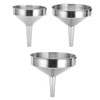 Stainless Steel Funnel, Large Thickened Food Grade Kitchen Funnel for
