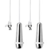 Wiredock 2 Pack Pull Cord Weight Handle Blind Pull Chrome