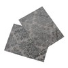 Palazzo Damask Pewter (Grey - Silver) Pack Of 2 Placemats