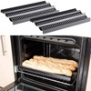 Rosenstein & Söhne Oven Trays: Set of 2 Baguette Baking