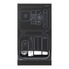 Midori 35458006 Stationery Set, XS Stationery Kit, 8 Types, Black