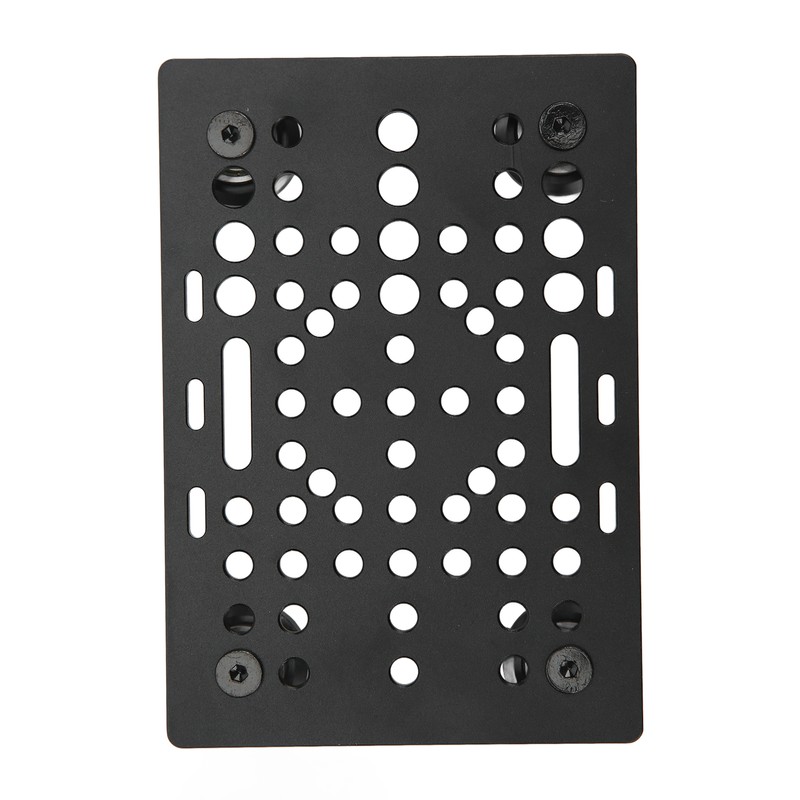 Gantry Plate Aluminum High Strength Gantry Board Black Anodized 3D