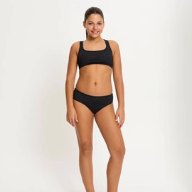 Modibodi Teen Swimwear Bikini Brief - Light, Black / Y14/16