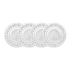 Godinger Dublin Salad Plates, Appetizer Plates, Dessert Dishes, Serving Dishes, 7.5in - Set Of 4