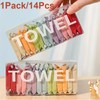 Portable Compressed Disposable Towel, 14pcs/set Thickened Compression Soft Comfortable Face