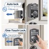 Keyless Entry Door Lock with 2 Knobs, Electronic Backlit Keypad