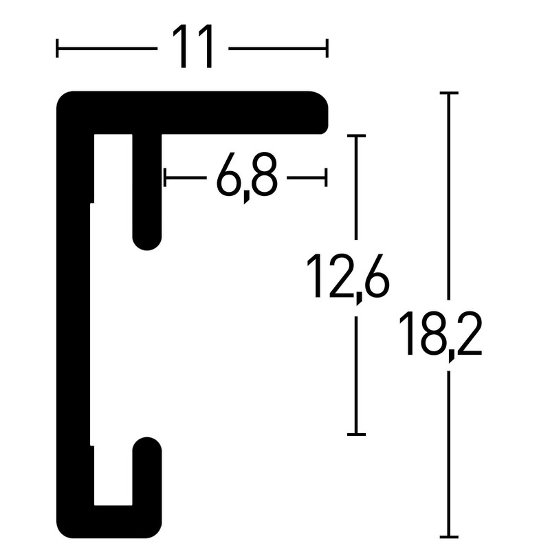 accent by nielsen Star Aluminium Picture Frame 18 x 24
