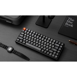 Keychron K2 Max 75% Layout Wireless Custom Mechanical Keyboard, Compact 84 Keys Hot-swap Bluetooth/2.4 GHz/Wired with RGB Backlight, Super Banana Switch Gaming Keyboard for Mac/Windows/Linux