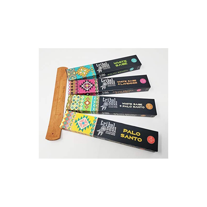 Tribal Soul Incense Smudge Sticks - White Sage-Lavender, White Sage-Palo