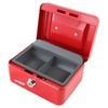 Cash Box 150 x 110 x 75 mm Red