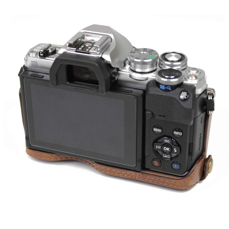 SIUTATDSH Camera Case, PU Leather, Suitable for Olympus OMD EM10