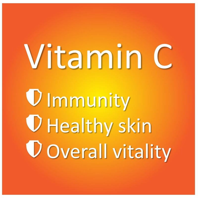 Haliborange Seven Seas Effervescent Vitamin C Tablets, Orange, 20 count