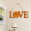 LOVE Frame Wall mounted Clock Hanging Wall Clock Living Room