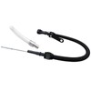 Upgraded Black Stainless Flexible Oil Dipstick Compatible for LS Car