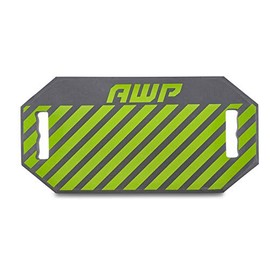 AWP Foam Kneeling Pad with 1.5" Shock Absorbing EVA Foam, Lightweight, Durable Work Pad for Electricians, Carpenters, Mechanics, Gardeners & More, High Visibility Green | 1L-223-1