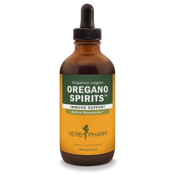 Herb Pharm Oregano Spirits Extract and Essential Oil Blend for Immune Support* - 4 Ounce