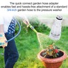 6 Pack Pressure Washer Garden Hose Adapter 3/4 Inch Pressure