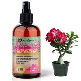 𝐁𝐄𝐒𝐓𝐒𝐄𝐋𝐋𝐄𝐑 Plant Superfood for Desert Rose Plants with B1 Vitamin, Glucose and Essential Minerals - Organic Plant Food Fertilizer for Indoor & Outdoor Desert Roses Care - 8oz