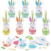 LAMEK 12 Easter bunny craft kits for children, creative crafts,