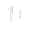 UTALIND 2 Pcs White Window Handle, Zinc Alloy Right Side
