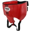 Protector Concha Riñonera Varonil Fire Sports Piel Rojo