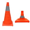 TOPROAD 28'' inch Collapsible Traffic Safety Cones, 2 Pack Multi