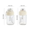 Portable Blender Cup, 1.2L Electric USB Juicer Blender with Dual