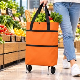 Foldable Shopping Bag for Grocery Runs – Large-Capacity Polyester Tote with Compact Folding Design for Everyday Shopping