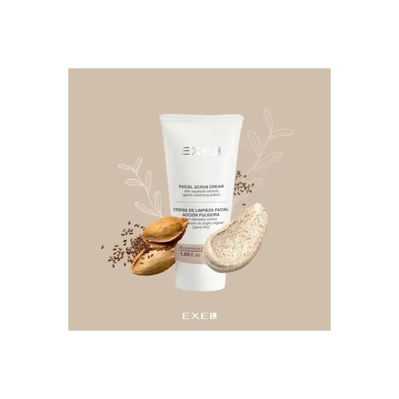 Crema de Limpieza y Acción Pulidrora Facial Exel Basics para
