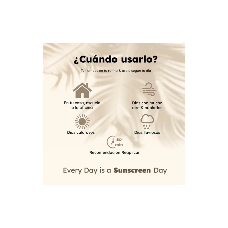 Set Protección Solar Facial Fps50 (2 Pzs) She Is Skincare