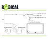 RADICAL R-C10-RV1: Compact Car Reversing Camera for Cars, Trucks and
