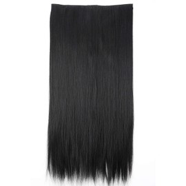 Prettyshop Clip-In Hair Extensions Straight 60 cm / 23.62 inches