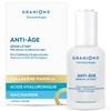GRANIONS Anti-Aging-Gesichtsserum – Kollagen und Hyaluronsäure + Niacinamid, Haferextrakt –