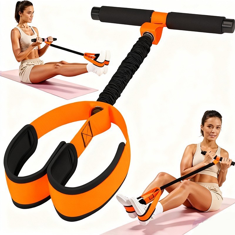 Multi-Functional Pedal Resistance Trainer – Elastic Rope Fitness Equipment for