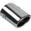 AUTO-STYLE Tailpipe Steel / Chrome Oval 80 x 60 mm