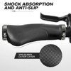 GXCROR Ergonomic Bike Grips with Anti-Slip Dot Design | Shock-Absorbing