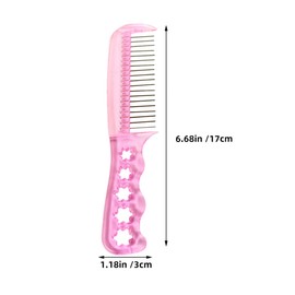 HONMEET 4pcs Hairdressing Wig Combs Spa Comb Wig for Women Bulk Detangling Brush