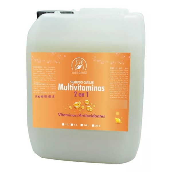 Productos Mart Mexico Shampoo Capilar Multivitaminas 2 En 1 (10