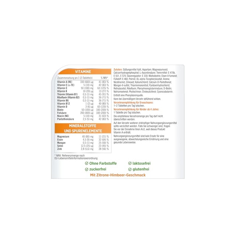 Centrum Fresh & Fruity Lozenges Pack of 60 Tablets