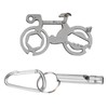 TONAUP Mini Multitool Bicycle, 12-in-1 Bicycle Tool with Aluminium Whistles,