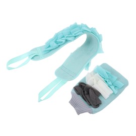 Mikinona 1set Double-sided Bathing Scrubber Gloves Body Exfoliating Wash Mitts Mesh Shower Sponge for Cleansing and Skin Exfoliation Strap Mitt
