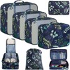 BAGAIL Packing Cubes for Suitcase 8 Set, Lightweight Luggage Packing