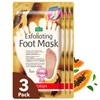 PUREDERM Exfoliating Foot Mask (3 Pack) - Foot Peel Mask