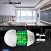 5X B22 BC Golf LED Bulbs 7W Cool White Daylight